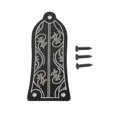 thumbnail image 2 of Plaque de Couverture de Tige de Tronc, Couverture de Tige de Treillis de Guitare Usure Taille Standard Résistante 3 Trous Facile à Installer avec des Vis pour Instrument de Musique, 2 of 8