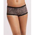 thumbnail image 1 of Maidenform Womens One Fab Fit Microfiber and Lace Boyshort, 8, Zippy Animal, 1 of 1