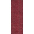 thumbnail image 1 of HomeRoots 353888 2 ft. 3 in. x 7 ft. 6 in. Runner Polyester Red Heather Area Rug, 1 of 1