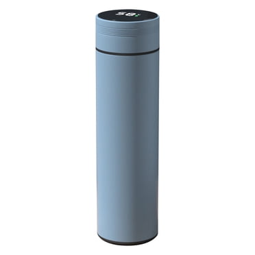 Dvkptbk Water Bottle Insulated Water Bottle with Led Display Coffee Vacuum Bottle Keep Drinks Hot or Cold for Travel School Office Camping Essentials