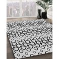 thumbnail image 3 of Ahgly Company Machine Washable Indoor Square Transitional Carbon Gray Area Rugs, 5' Square, 3 of 7