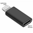 thumbnail image 1 of [PST] (2 Packs) USB-C Female to Lightning Male Adapter Converter Connector, 1 of 3