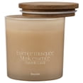 thumbnail image 2 of Bouclair Musk Essence Soy Wax Jar Candle with Wood Lid, 3.9 in, 2 of 3