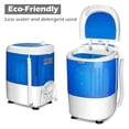 thumbnail image 3 of Costway 5.5lbs Portable Mini Compact Washing Machine Electric Laundry Spin Washer Dryer, 3 of 10