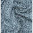 thumbnail image 1 of Soimoi Blue Velvet Fabric Blocks Block Print Sewing Fabric Yard 60 Inch Wide, 1 of 1