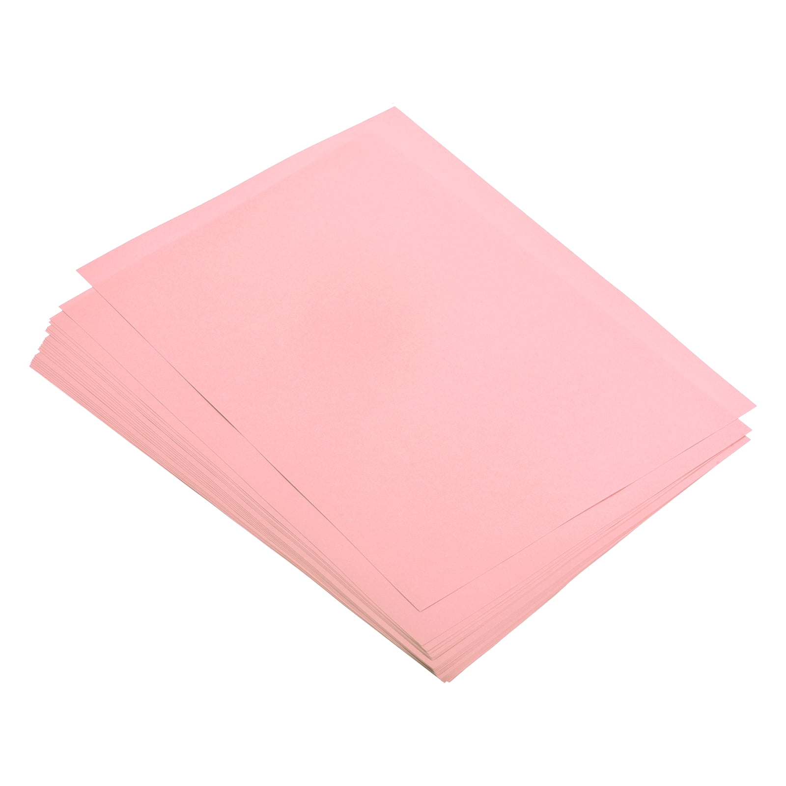 Uxcell 100 Sheets Colored Copy Paper 11.8x7.9 Inch A4 Printer Paper 80gsm Light Pink for Office Printing, Document Copying, Invitations, Forms, Art Projects