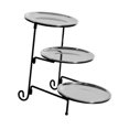 thumbnail image 4 of Three Layer Fruit Basket,Modern Design Countertop Fruit Basket Bowl Metal Wire Vegetable and Fruit Storage Baskets Fruit Holder Fruit Tray for Fruit Snacks and Cakes, 4 of 8
