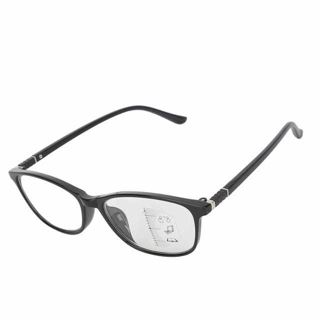 Multifocal Progressive Reading Glasses, Improve Vision, Suitable for Daily Use, with Transparent Storage Case, Prevent Eye Strain