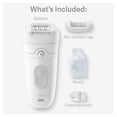 thumbnail image 2 of Braun Silk-épil 5 Epilator, Wet and Dry, Includes Skin Contact Cap, SE5-011, Grey, 2 of 11
