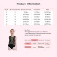 thumbnail image 5 of Linjinx Gym Leotards for Girls Ballet Dance Bodysuits Rhinestones Sleeveless Figure Skating Jumpsuit Blue 10, 5 of 5