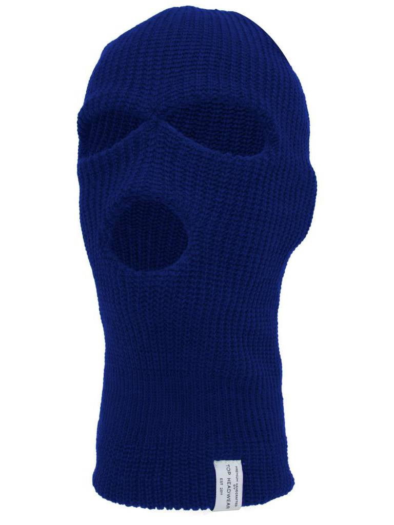 TopHeadwear Masque de Ski d'Hiver à 3 Trous - Royal