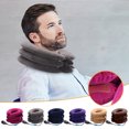 thumbnail image 3 of **Inflatable Neck Traction Device - Portable Cervical Support with Air Pump for Pain Relief, Posture Corrector & Relaxation, Home Office Travel Use, Adjustable Flannel Fleece Design**, 3 of 3