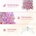 thumbnail image 5 of Slim Pencil Snow Flocked Christmas Tree for Compact Spaces - Lightweight Artificial Xmas Decor, 5 of 5