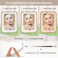 thumbnail image 4 of Gymax Miroir de Maquillage à DEL 3 Couleurs 16 Pieds' x 12 Pieds' Rotation à 360° Gradable Commande Tactile Blanc, 4 of 9