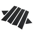thumbnail image 4 of 6pcs Pillar Post Decal Trim, Gloss Black Side Door Window Cover Trim Replacement for, 4 of 8