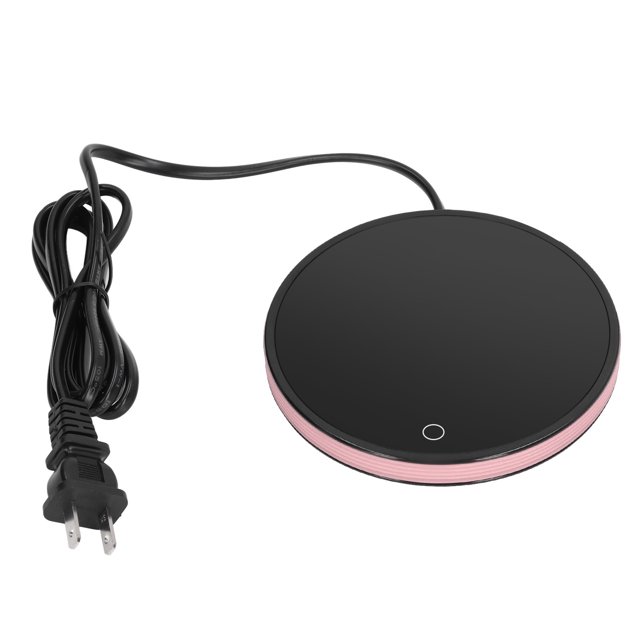 Mug Warmer, Coffee Cup Warmer Low Power US 110V For Desk For Tea Pink
