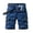Blue, variant on HXWCHs Men's Outdoor Casual Elastic Waist Relaxed Fit Lightweight Cargo Pants for Hiking Fishing and Work 36 khaki