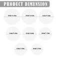 thumbnail image 3 of Kitchen Baking Trays Sheet Clear Acrylic Circle Round Cake Disc Acrylic Circle Cake Disk Acrylic Sheet Table Top Round Acrylic, Kitchen Baking trays & trays, 3 of 8