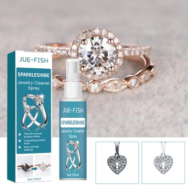 Vadktai Jewelry Cleaner Spray, Jewelry Cleaner for All Jewelry, Magic Incredible Jewelry Watch Rust Cleaner Spray, Anti Tarnish Jewelry Cleaner, Quick Jewelry Cleaning Spray, Jewelry Cleaner Liquid