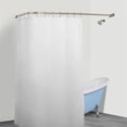 thumbnail image 1 of Utopia Alley LR1BN  68x28 in. Rustproof L-Shaped Corner Shower Curtain Rod - Nickel, 1 of 3