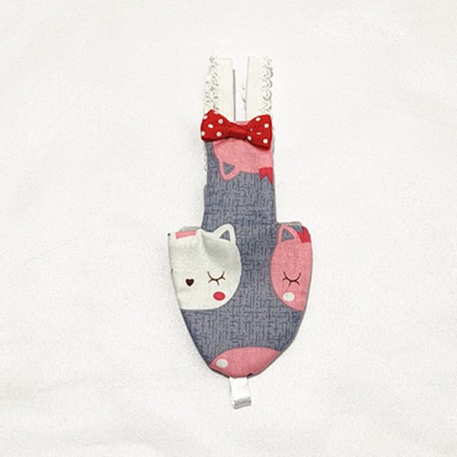 Parrot Cloth Diaper Cute Clothes Pigeons Cockatiel Pet Birds Flight Suit, Cat XS
