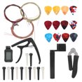 thumbnail image 1 of Accessoires de Guitare Kit Tuner Cordes Changement Cutter Enrouleur Capo Broches Pics Combo Outil, 1 of 8