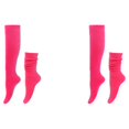thumbnail image 2 of mmirethe 2piece Embrace Active Lifestyle With Polyester Made Slouch Socks Breathable Rosy Red 2Set, 2 of 6