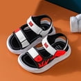 thumbnail image 3 of IUJSOY Kid Sandals Boy Summer Open Toe Sports Sandals Adjustable Straps for Toddler Little Big Kid, 3 of 5
