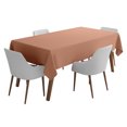 thumbnail image 1 of Vargottam Indoor/Outdoor Tablecloth 58 x 82" Inch Rectangular Tablecloth Waterproof Patio Table Cloths, Spring/Summer Table Covers for Backyard Circular Table/BBQs/Picnic - Dusty Peach, 1 of 6