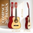 thumbnail image 2 of StarQuest SQ-CG30-NAT 30"Classical Acoustic Guitar for Beginners – Nylon String 1/2 Size with Natural Finish, Lightweight Travel – Starter Guitar for Practice & Lessons, 2 of 11