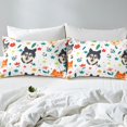 thumbnail image 4 of YST Wolf Sheets Boho Wolves Animal Queen Bed Sheets Set For Girls Kids Cute Flower Animal Sheet Set, Wild Animal Top Fitted Sheet Botanical Flower Pattern 3D Bedding Set With 2 Pillowcases, 4 of 5