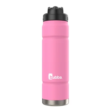 Bouteille d'eau bubba Trailblazer, acier inoxydable, isolation sous vide, 709 mL (40 oz), couvercle avec paille, azalée
