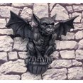 thumbnail image 1 of Ebros Large Gothic Winged Gargoyle On Ledge Wall Decor Hanging Sculpture 20"W, 1 of 5