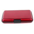 thumbnail image 2 of TISHITA Aluminium Metal Wallet Red, 2 of 8