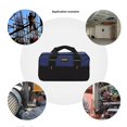 thumbnail image 2 of Sac à Outils Grande Capacité Sac à Main Imperméable en Tissu Oxford Sac d'Électricien, 2 of 8