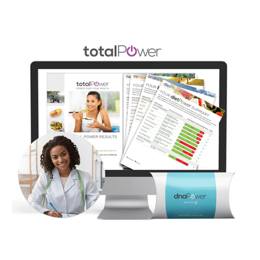 totalPower Kit de Test d'Adn pour le Mode de Vie - Tests d'Adn pour la Gestion du Régime, les Besoins en Suppléments, la Désintoxication, la Santé Hormonale, la Méthylation, la Réponse à l'Inflammation et le Bien-être Mental