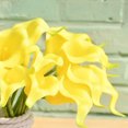 thumbnail image 4 of CHUANK 20pcs Artificial Calla Lily Silk Flowers 13.4” for Home Kitchen Wedding Table Decoration (White), 4 of 18