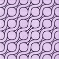 thumbnail image 1 of Ahgly Company Tapis d'Intérieur Lavable à la Machine, Carré, Transitionnel, Fleur Violette Violette, Tapis de Zone, 8 Pieds Carré, 1 of 7