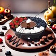 thumbnail image 3 of pitrice Chocolate Fondue Elegant Set Home And Electric Fondue House Set Melting Experience Or Parties Electric Set Minutes Kit, 3 of 6