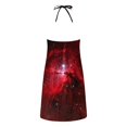 thumbnail image 5 of Ovzne Robes Grande Taille pour Femmes aux Courbes Robe Femme Femmes Robes d'Été Plage Dentelle Panneau Imprimé Sans Manches Décontractée Ample Robe Débardeur Robe d'Été Imprimée Liquidation, 5 of 5