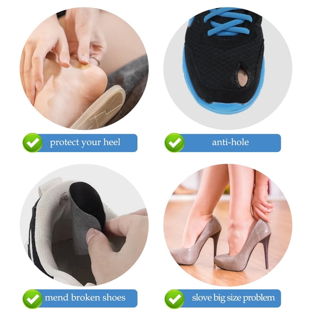 Maytalsory 12a Of Experience Comfort And Style Self-adhesive Shoe Heel Patch Covering 1Set