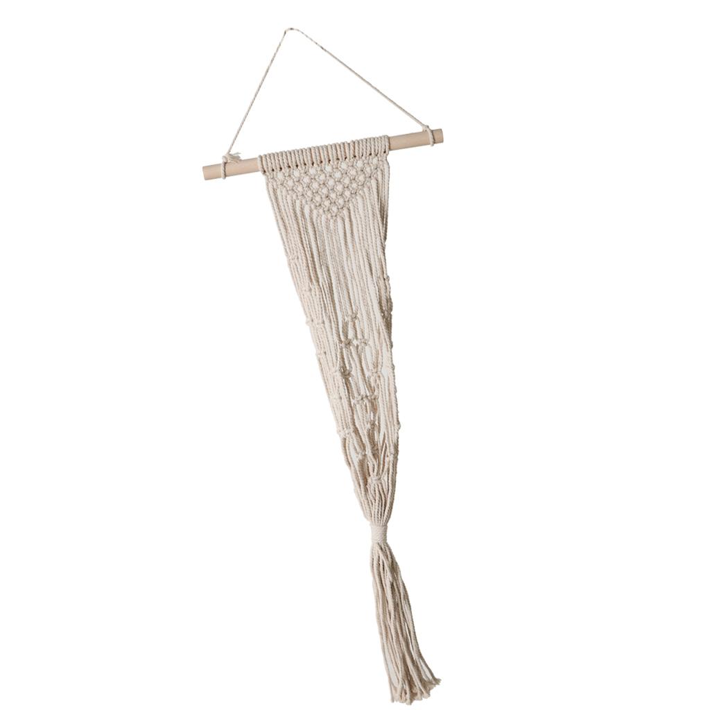 DOLITY Home Garden Hanging Basket Woven Planter Pot Can Hanger Bag Window Box 109cm