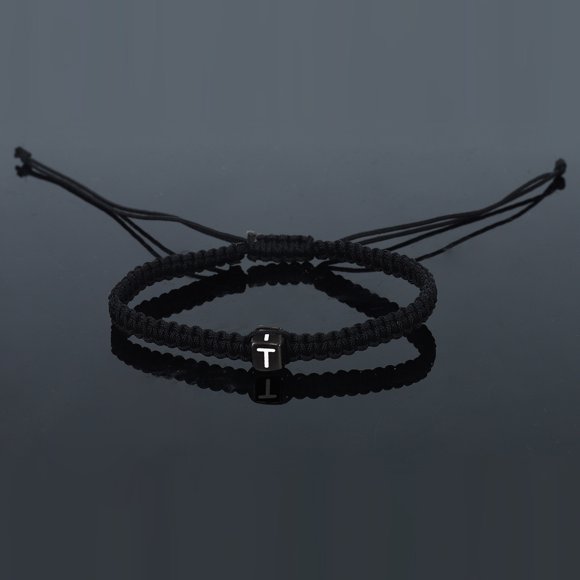 SIfdSeng Initial String Bracelets for Women Men Teen Girls Boys Handmade Rope Braided Bracelet Minimalist Jewelry Matching Couple Bracelets Moissanite Tennis Bracelet Sister Bracelet Beaded