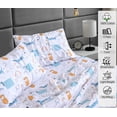 thumbnail image 3 of RUVANTI 100% Cotton Queen Sheets, Percale Queen Sheet Set, Puppy Me, 3 of 5