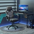 thumbnail image 2 of HOMCOM Chaise de Bureau Chaise d'Ordinateur Style Voiture de Course Style Voiture de Course, 2 of 10