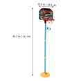 thumbnail image 2 of HEALEEP Adjustable Portable Basketball Stand with Pump and Backboard Net for Indoor and Outdoor Training, 2 of 6