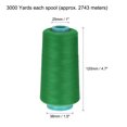 thumbnail image 2 of Unique Bargains 3000 Yards 40S/2 All-Purpose Polyester Sewing Thread (Green), 2 of 5
