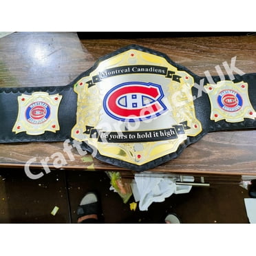 Canadiens de Montréal Ceinture de Fan de Lutte de Hockey sur Glace Réplique de Championnat Taille Adulte LNH