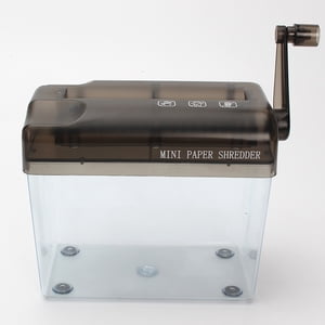 Portatif Mini Bureau manuel Shredder A6 Cutter à papier de shredder à la main