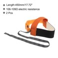 thumbnail image 2 of Unique Bargains 2pcs ESD Anti Static Foot Heel Straps Anti Static Wrist Strap Band Adjustable for Grounding Orange, 2 of 4